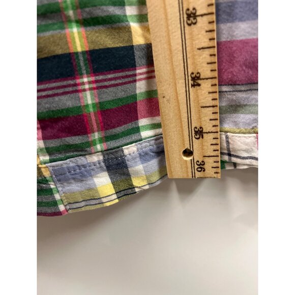 L.L. Bean Womens Plaid Sleeveless Summer Dress Size 10 - Picture 7 of 8